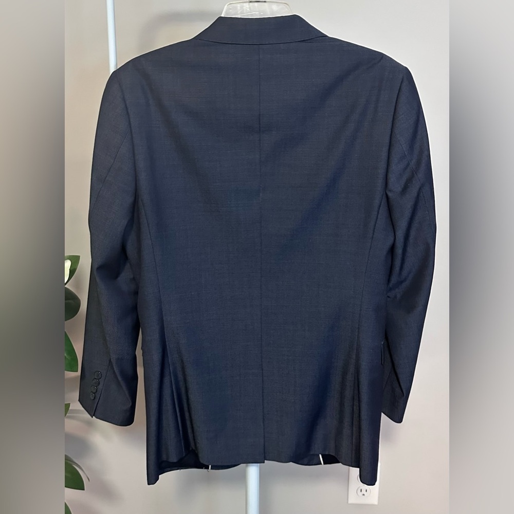 π΄οΈ Topman Grey Wool Blend Suit - Dark Blue Gray (USA 38,) π΄οΈ - Picture 3 of 15